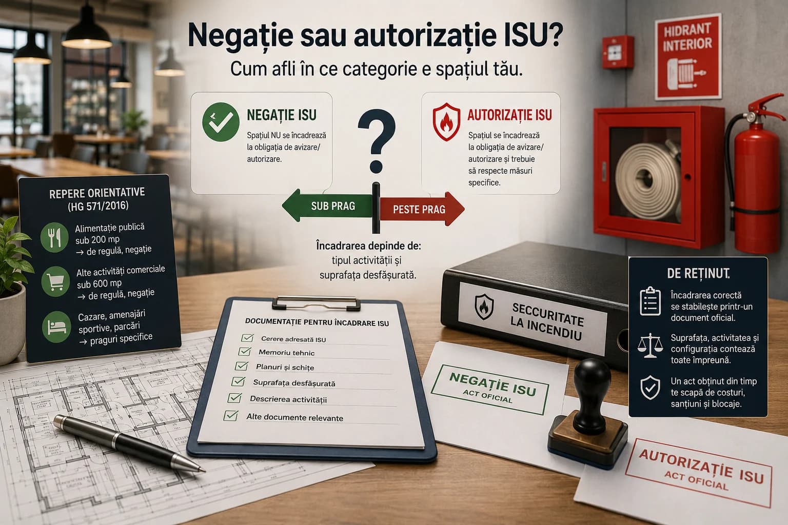 Negație sau autorizație ISU? Cum afli în ce categorie e spațiul tău