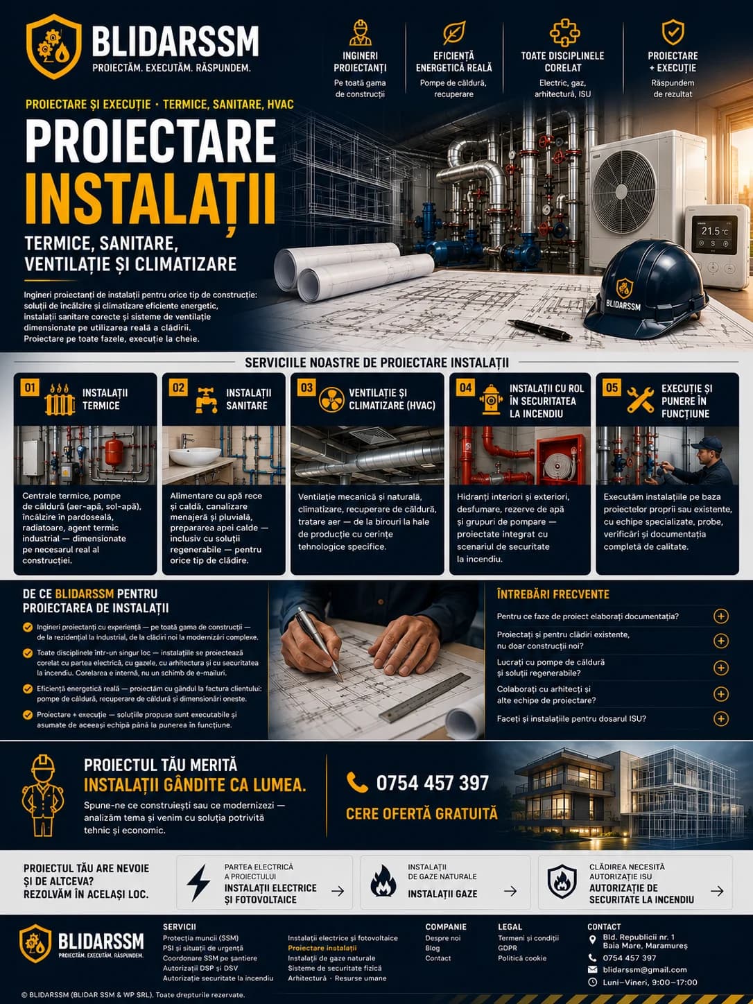 Proiectare instalații