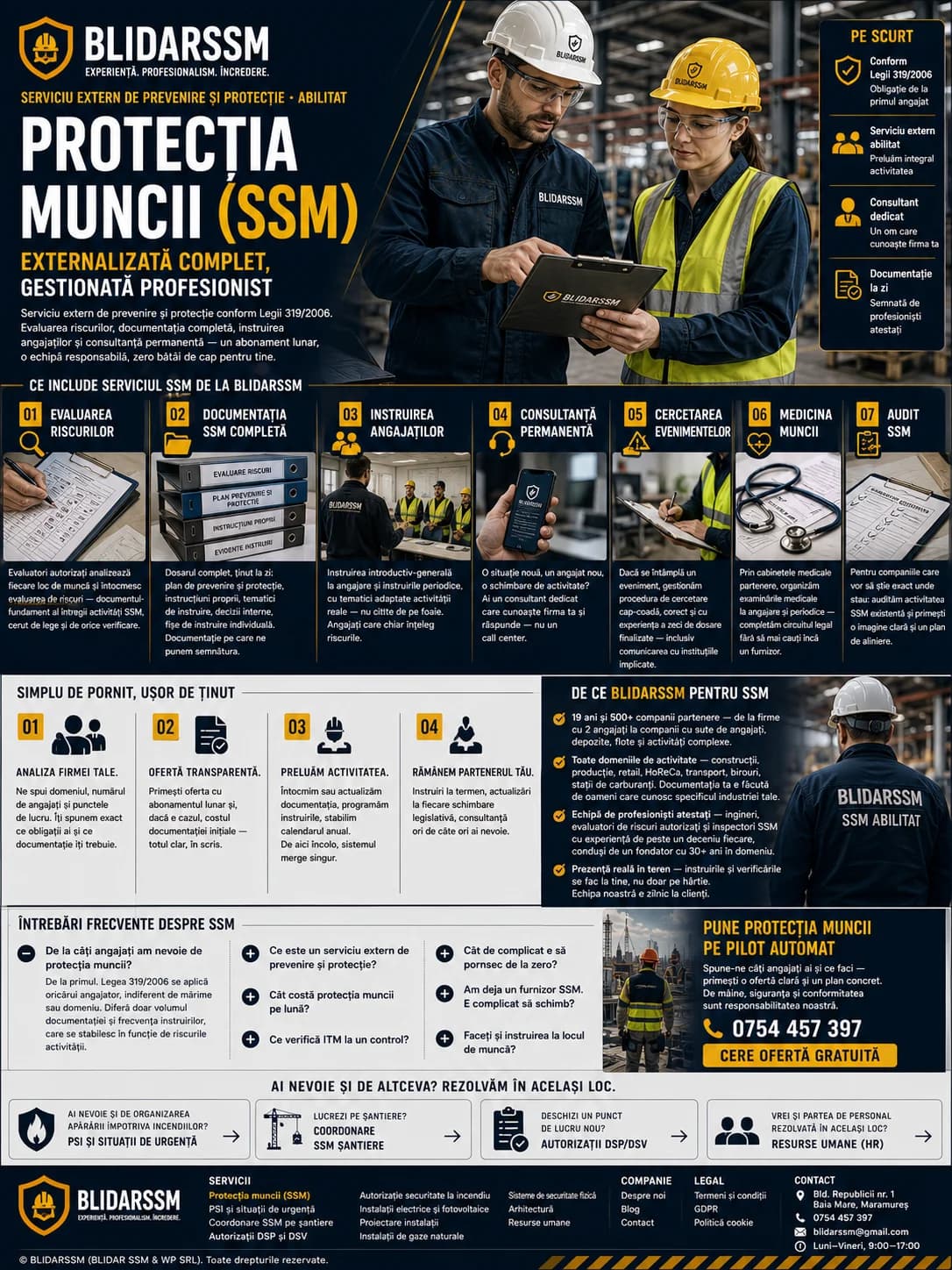 Protecția muncii (SSM)